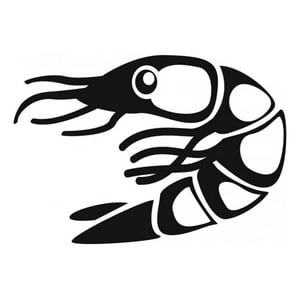 Rienda Libre Graphics - Decomural Shrimp Prawn Seafood Ws-18184