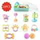 thumbnail image 1 of 10pcs Baby Teether, Baby Molar, Rattle, Hand Grab Ball Toy, Gnawing Teether, Infant And Toddler Educational Toy, Newborn Gift (Random Color Matching), 1 of 2