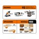 thumbnail image 4 of Disco de Sierra CMT Orange Tools ITK XTreme 12" 80D Agujero 2,5 cm, 4 of 5