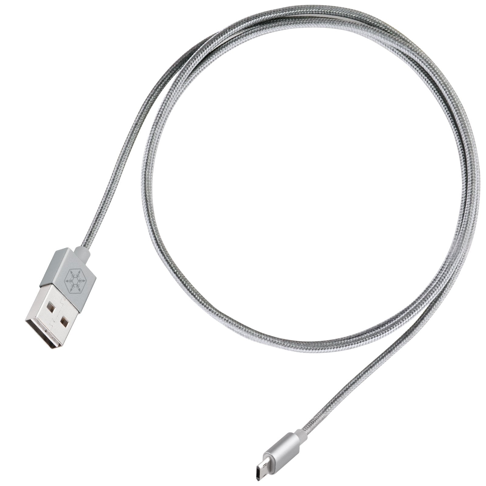 Cable Usb Silverstone Cpu01c-1800 Para Smartphone De 180 Cm