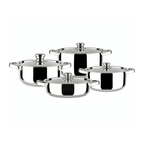 Arte Andino - Bateria Acero Inoxidable 8 Piezas Doral – Malaga