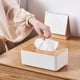 thumbnail image 3 of Caja de almacenamiento de servilletas de papel en rollo para el hogar, caja de pañuelos de escritorio, caja de pañuelos multifunción, 3 of 5