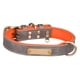 thumbnail image 2 of Collar De Perro Personalizable Con Etiqueta De Nombre Personalizada Para Animales De Interior, Gatos, Cachorros, Gris, XS, 2 of 5