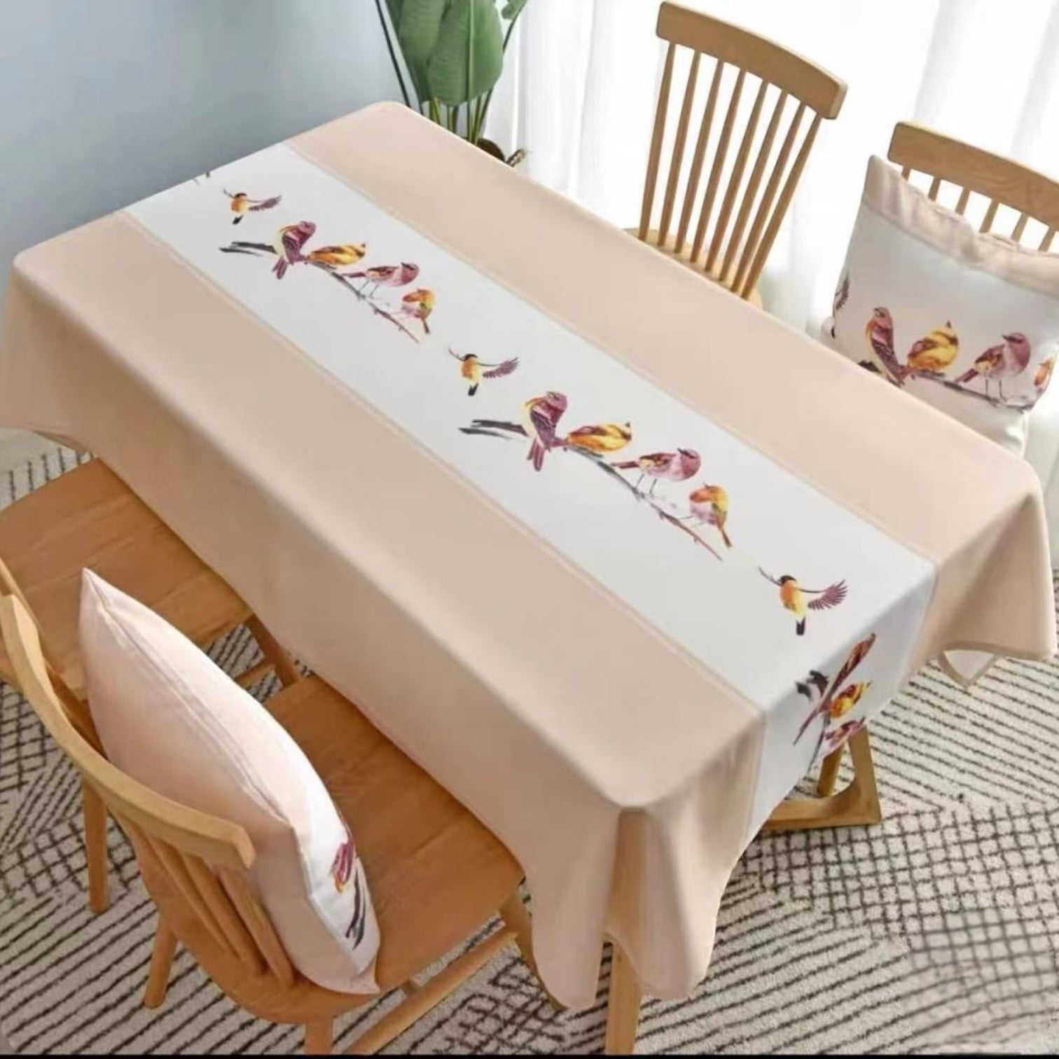 Genérico - Mantel Impermeable Antimanchas 140x220 Cm -55