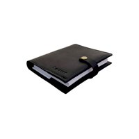 Cuaderno De Cuero Pequeño Negro Tratur
