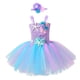 thumbnail image 4 of Disfraz De Estrella De Mar Para Ni?as, Vestidos De Fiesta Con Tutú De Princesa, 5 A?os, 4 of 5
