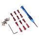 thumbnail image 3 of Ajuste WLtoys A959-B A969 1:18 Mejora De Varilla De Enlace De Dirección Juego De Piezas Accesorio Rojo, 3 of 5