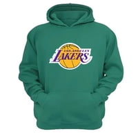 Genérico - Polerón Canguro Lakers Verde Aguamarina Talla L Unisex