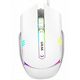 thumbnail image 1 of Mouse Raton Con Cable Gamer Blanco Luz Led Rgb, 1 of 5