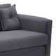 thumbnail image 4 of Sofa New Retro 3CG Felpa 00 Gris, 4 of 6