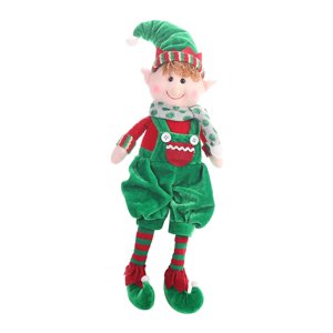 Magideal - Muñeco De Navidad, Juguete De Navidad, Muñecos , Estatuilla Divertida, Novedad, Juguetes De Estante Para Niños, Lindo Juguete De Peluche, Muñecos