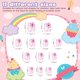 thumbnail image 5 of Uñas postizas adhesivas Jsiallye 192 piezas para niños con brillo de colores, 5 of 6