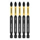 thumbnail image 1 of Set 5 Puntas Phillips#2 3-1/2 FlexTorq Dewalt DWAF3PH2IR5 negro 15x7x1, 1 of 4