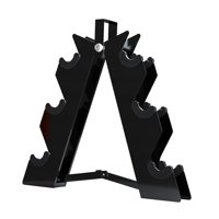 Ioensy - Estante Para Mancuernas, Soporte Vertical Portátil Estable Para Ejercicios De Gimnasio En Casa