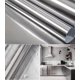 thumbnail image 1 of Papel tapiz Hopepak 45x500 cm impermeable, plateado metálico, PVC, 1 of 8