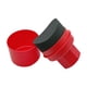 thumbnail image 1 of Cepillo De Esponja Para Aplicar Detalles De Ruedas De Automóviles Genérico Herramienta Resistente Para Encerar Neumáticos Esponja Dura Curva Roja, 1 of 3