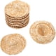 thumbnail image 1 of 10 Uds Mini muñeca sombrero de paja muñeca paja Gora tejido Gora sombrero de paja Natural Mini Tejido a mano a punto sombrero para Handmanualidad muñeca Juguete, 1 of 7