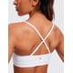 thumbnail image 4 of Sostén CRZ YOGA Butterluxe para yoga, sin aros, escote en V, blanco, talla S, 4 of 6