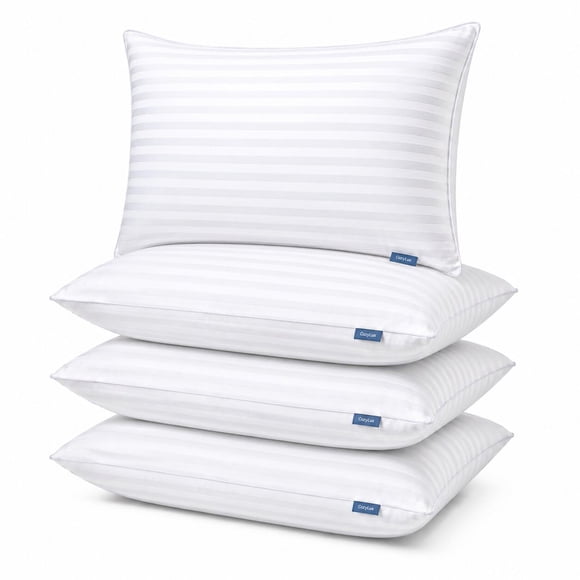 Almohada CozyLux Estándar 46x66 cm Juego de 4 Estilo Hotel