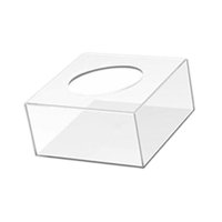 Magideal - Soporte De Acrílico Para Pasteles, Soporte De Exhibición Cuadrado Para Alimentos, Soporte De Exhibición Para Centro De Mesa De Boda, Soporte De Exhibi 15Cm X 15Cm X 10Cm