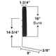 thumbnail image 2 of Sistema de guía para literas verticales alfombradas Extreme Max 3005.3828, 2 of 9