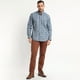 thumbnail image 1 of Camisa Trevira Estampada Celeste, 1 of 4