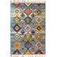 thumbnail image 1 of Alfombra Kilimanjaro 133X190 2907A Crema Azul, 1 of 3