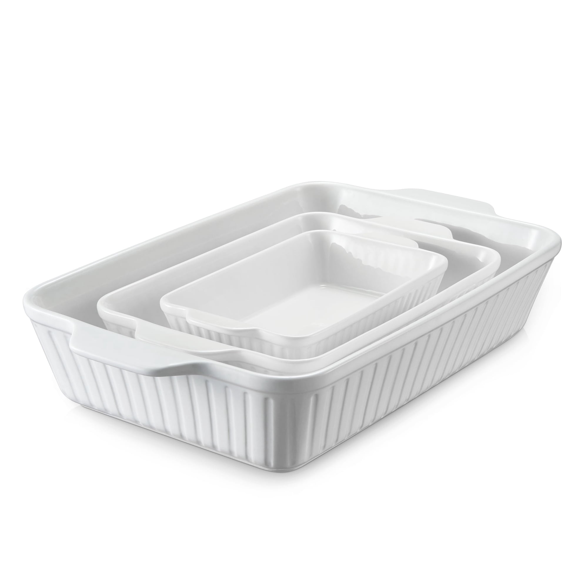 Juego De Fuentes Para Horno De Cerámica Dowan 40/31/23 Cm