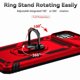 thumbnail image 4 of Funda Resistente Anillo Soporte Samsung Galaxy A22 5G Privacidad Cámara Montaje Magnético Rojo, 4 of 5