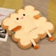 thumbnail image 1 of 1pc Comfortable Cartoon Toast Seat Cushion - Perfect Anti-Fatigue Pillow for Kids' Home & Office Seating!, 1 of 2