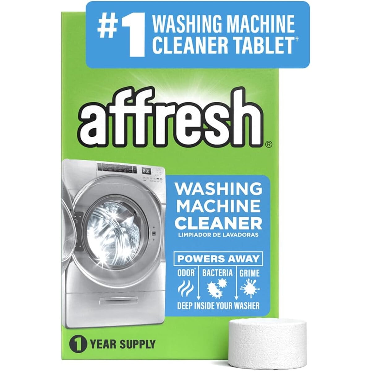 Limpiador Lavadora Affresh Tabletas Elimina Olores 1 Año
