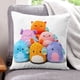 thumbnail image 1 of Squishmallows Fundas de almohada de terciopelo con tema, regalos de funda de almohada, decoración para el hogar, cojín de lanzar, regalo de cumpleaños para fans y parejas. 60cm x 60cm., 1 of 6