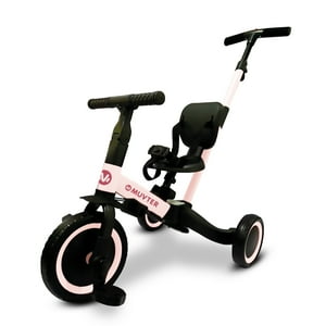 Triciclo Multifuncional 5 En 1 Muvter Ride Rosa