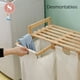 thumbnail image 5 of Cesta Ropa Sucia Bambú Doble Beige, 5 of 8