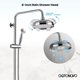 thumbnail image 5 of Juego de Grifo de Ducha gotonovo Cromado Pulido 3 Funciones, 5 of 9