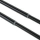 thumbnail image 3 of Set Doble De Barras Para Cortina Extensible 200-250 Cm De Metal Diámetro 13/16 Mm Soporte De Muro Terminal Bola Color Negro Orb, 3 of 7