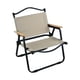 thumbnail image 3 of Silla plegable para acampar con respaldo alto, sillón resistente, ligero, portátil, con capacidad para 500 para pesca, mochilero, senderismo, , negro s Caqui Negro S, 3 of 5