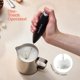thumbnail image 3 of Milk Frother Peach Street, potente portátil, de acero inoxidable, 3 of 8