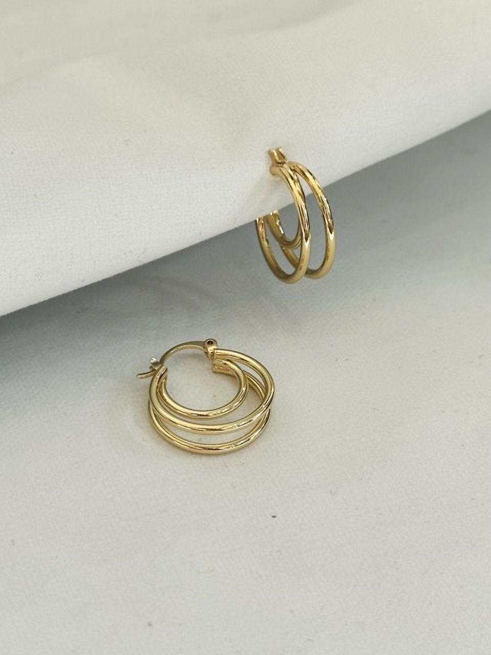 Collarbeauty - Aro Bañado En Oro 18K