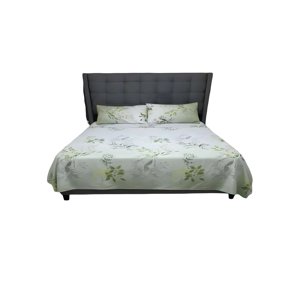 Genérico - Juego De Sabanas 100% Algodon King Verde