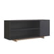 thumbnail image 1 of Rack de TV hasta 50" 3 Espacios Negro - Estilo Minimalista Moderno Be Design (135x56x36 cm), 1 of 5