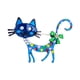 thumbnail image 3 of Broche De Gatito, Accesorios De Disfraz Para Ni?as Adolescentes, Alfileres Esmaltados Divertidos De Aleación, Azul, 3 of 5