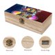 thumbnail image 3 of Justicia Joven Caja Organizadora de Madera Rústica - Caja Decorativa Multifuncional para Escritorio, Hogar, Oficina, Joyas y Manualidades, 3 of 6