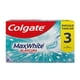 thumbnail image 3 of Gel Dental anticaries con flúor Pasta Dental Colgate max white, 75 ml 3 Un, 3 of 6