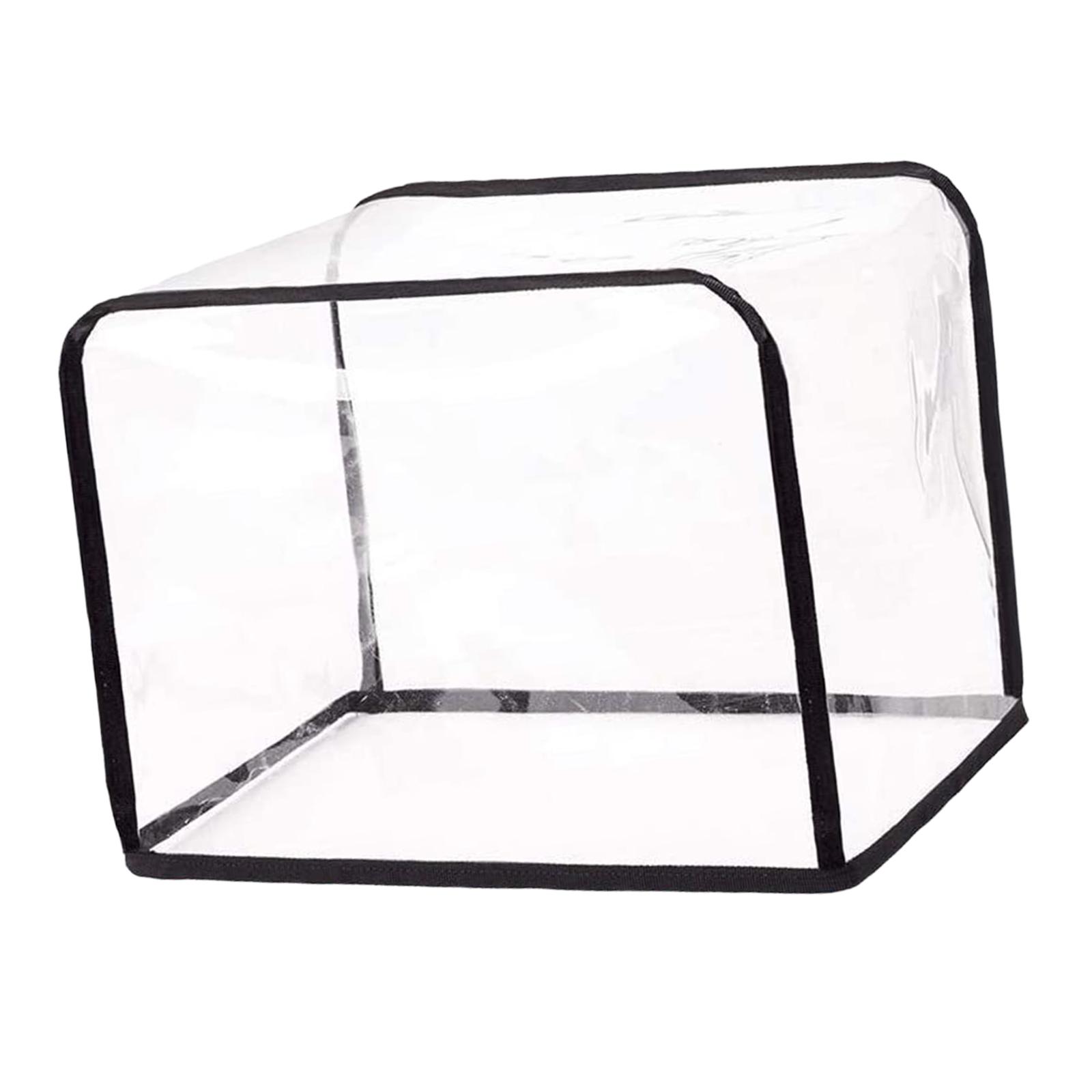 Magideal - Cubierta Antipolvo Para Tostadora, Transparente, Ligera, Fácil De Limpiar, Almacenamiento Plegable, Cubierta Resistente Para Máquina De Pan, Cubierta