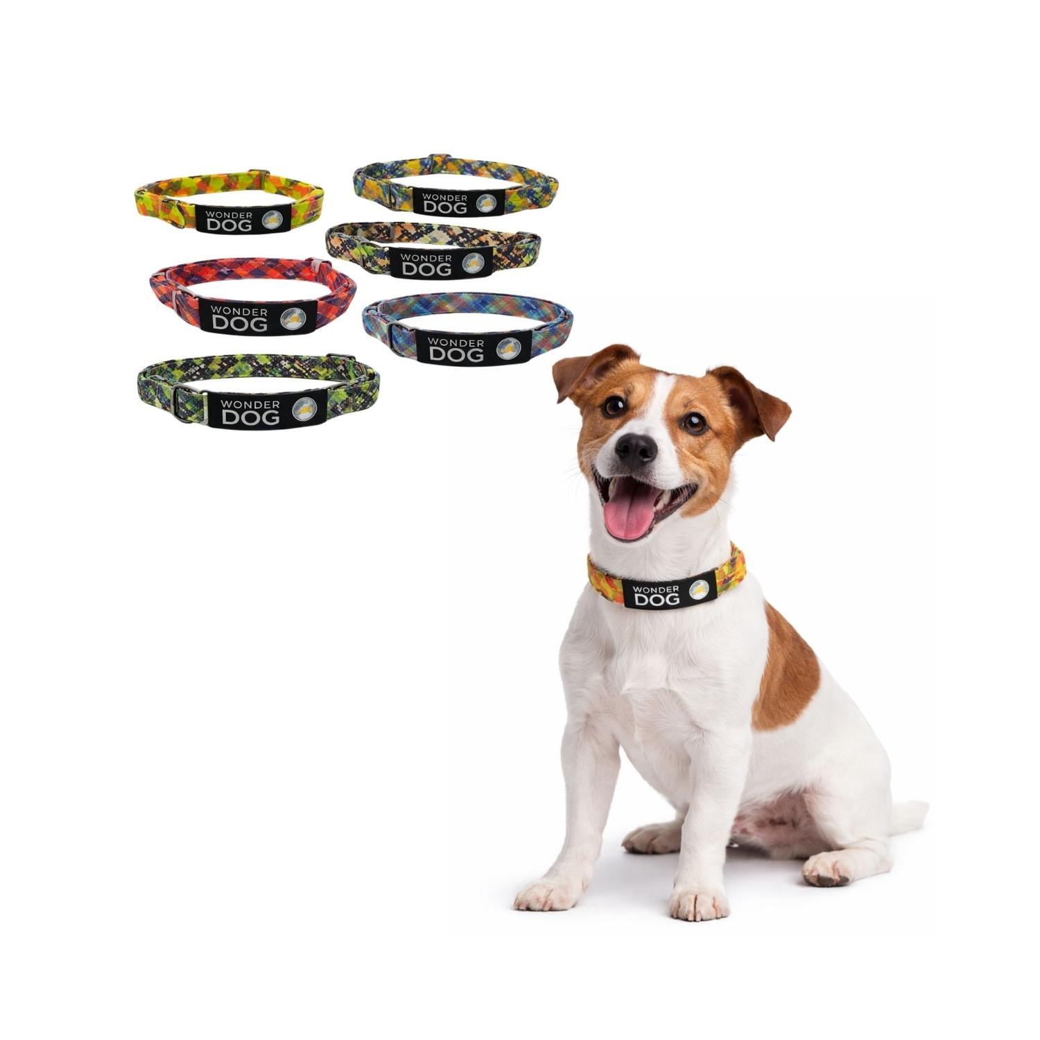 Genérico - Collar Perro Nylon Ajustable S 32-45 Cm Wonder Dog Naranja