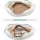 thumbnail image 3 of Cartera De Cuero Blanco, 3 of 6