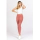 thumbnail image 2 of Saronite Pantalones de Punto Básicos con Pinzas y Largo Completo, Color Caqui (para Mujer), 2 of 3