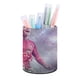 thumbnail image 1 of Cristiano Ronaldo-theme Cylinder Pen Holder Pencil Organizer with Flannel Lining PVC Leather Material Cardboard Base for study work 10*8CM, 1 of 6