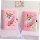 thumbnail image 2 of 3 blocs de notas decorativos con cerradura para niños, diario esponjoso para niñas, adorables dibujos de unicornios para niños., 2 of 7